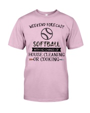 softball-weekend forecast-cooking Classic T-Shirt thumbnail