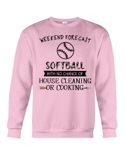 softball-weekend forecast-cooking Crewneck Sweatshirt thumbnail