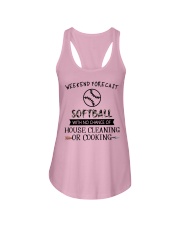 softball-weekend forecast-cooking Ladies Flowy Tank thumbnail