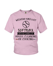 softball-weekend forecast-cooking Youth T-Shirt thumbnail