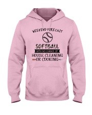 softball-weekend forecast-cooking Hooded Sweatshirt front