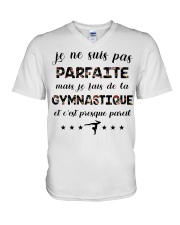 Gymnastique - Je Ne Suis Pas Parfaite V-Neck T-Shirt thumbnail