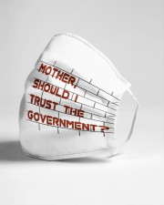 Mother should I trust the government Cloth face mask aos-face-mask-lifestyle-21