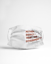 Mother should I trust the government Cloth face mask aos-face-mask-lifestyle-22