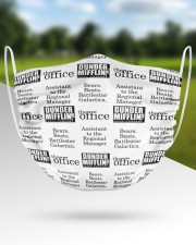 Assistant to the Regional Manager 2 Layer Face Mask - Single aos-face-mask-2-layers-lifestyle-front-45