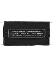 Face mask legendary Cloth face mask front