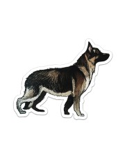 German Shepherd Sticker - Single (Vertical) front