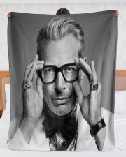 Jeff Goldblum Large Sherpa Fleece Blanket - 60" x 80" aos-sherpa-fleece-blanket-60x80-lifestyle-front-23