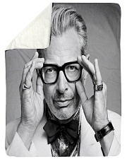 Jeff Goldblum Large Sherpa Fleece Blanket - 60" x 80" front