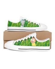 Exclusive Edition Rick and Morty Women's Low Top White Shoes inside-left-outside-left