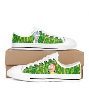 Exclusive Edition Rick and Morty Women's Low Top White Shoes inside-right-outside-right
