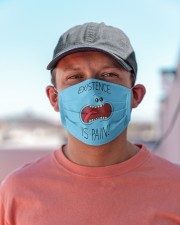 Existence is pain Cloth face mask aos-face-mask-lifestyle-06