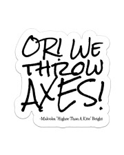 AXES Sticker - Single (Vertical) front
