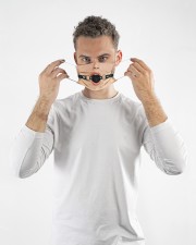 Ball Gag Cloth face mask aos-face-mask-lifestyle-08