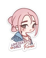 Rose Sticker - Single (Vertical) front