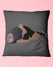 He is tired Square Pillowcase aos-pillow-square-front-lifestyle-22