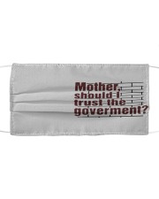 MOTHER SHOULD I Cloth face mask front