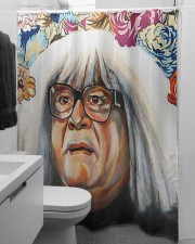 ANGEL LU Shower Curtain aos-shower-curtains-71x74-lifestyle-front-04a