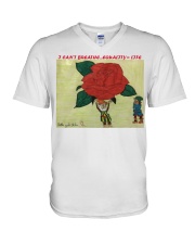 I CAN'T BREATHE V-Neck T-Shirt thumbnail