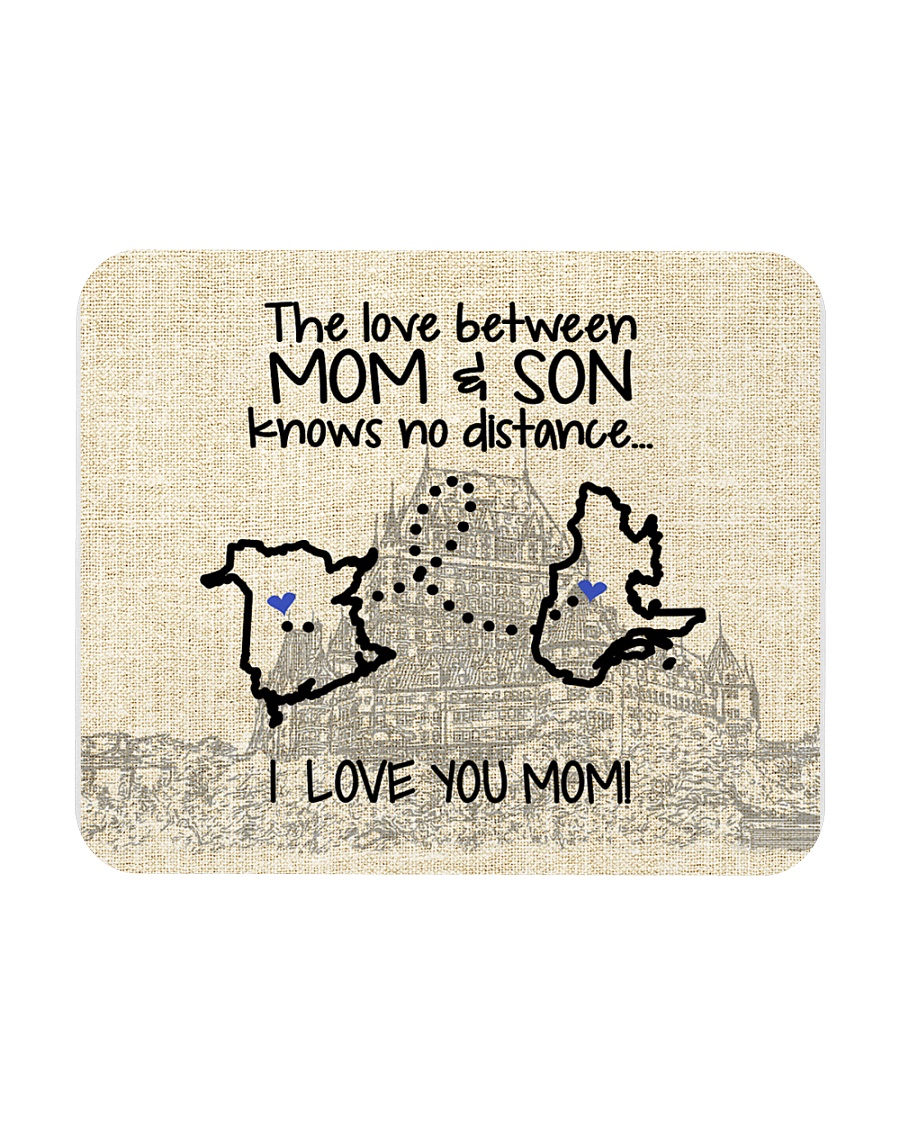 QUEBEC NB THE LOVE BETWEEN MOM AND SON Mousepad