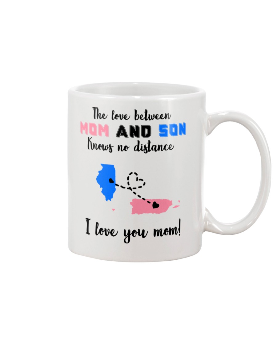 PUERTO RICO ILLINOIS LOVE BETWEEN MOTHER SON Mug