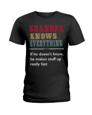 GRANDPA KNOWS EVERYTHING Ladies T-Shirt thumbnail