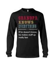 GRANDPA KNOWS EVERYTHING Long Sleeve Tee thumbnail