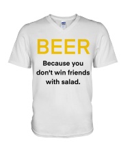 BEER WIN FRIENDS V-Neck T-Shirt thumbnail