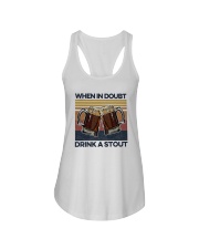 Vintage Beers When In Doubt Drink A Stout Shirt Ladies Flowy Tank thumbnail