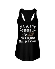 Ma Soeur C'est Comme Le Café Elle Shirt Ladies Flowy Tank thumbnail