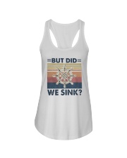 Vintage Steering Wheel But Did We Sink Shirt Ladies Flowy Tank thumbnail