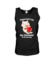 Cat Dungeon Please Dont Kill My Character Shirt Unisex Tank thumbnail