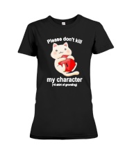 Cat Dungeon Please Dont Kill My Character Shirt Premium Fit Ladies Tee thumbnail