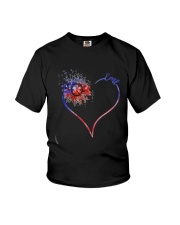 Heart Diamond Sunflower Emt Shirt Youth T-Shirt thumbnail
