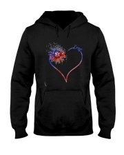 Heart Diamond Sunflower Emt Shirt Hooded Sweatshirt thumbnail