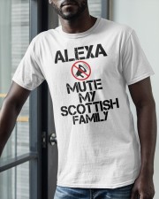 Alexa Mute My Scottish Family Shirt Classic T-Shirt apparel-classic-tshirt-lifestyle-front-39
