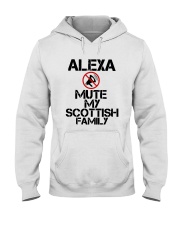 Alexa Mute My Scottish Family Shirt Hooded Sweatshirt thumbnail