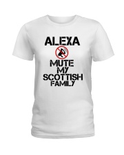 Alexa Mute My Scottish Family Shirt Ladies T-Shirt thumbnail