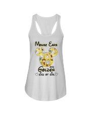 Mickey Mouse Ears And Golden Kind Of Girl Shirt Ladies Flowy Tank thumbnail