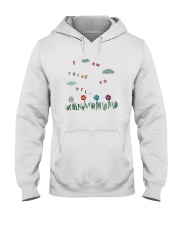 Floral I Am Going To Yell Shirt Hooded Sweatshirt thumbnail