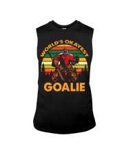 Vintage Hockey World's Okayest Goalie Shirt Sleeveless Tee thumbnail