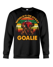 Vintage Hockey World's Okayest Goalie Shirt Crewneck Sweatshirt thumbnail