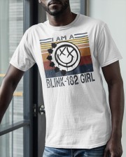 Vintage I Am A Blink 182 Girl Shirt Classic T-Shirt apparel-classic-tshirt-lifestyle-front-39