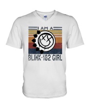 Vintage I Am A Blink 182 Girl Shirt V-Neck T-Shirt thumbnail