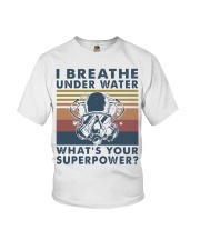 Vintage Scuba Diving I Breathe Underwater Shirt Youth T-Shirt thumbnail