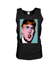 Trump With Makeup On His Shirt Unisex Tank thumbnail