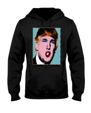 Trump With Makeup On His Shirt Hooded Sweatshirt thumbnail