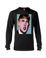 Trump With Makeup On His Shirt Long Sleeve Tee thumbnail