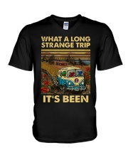 Vintage What A Long Strange Trip It's Been Shirt V-Neck T-Shirt thumbnail