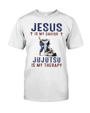 Jesus Is My Savior Jujutsu Is My Therapy Shirt Premium Fit Mens Tee thumbnail